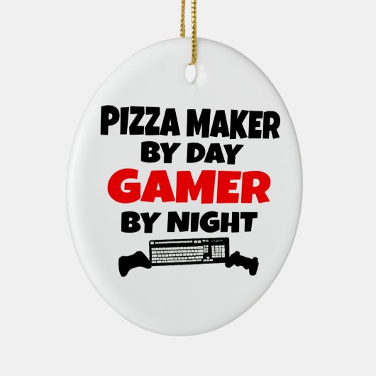 Gamer Pizza Maker Keramikornament (Rechts)
