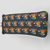 Gamer Pizza Video Gaming Food Head Cover Golf Headcover (Vorderseite)