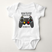Gamer Player 3 hat das Spiel gestartet Baby Strampler (Vorderseite)