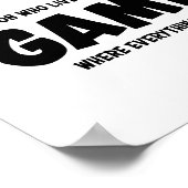 GAMER POSTER (Ecke)