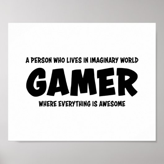 GAMER POSTER (Vorne)