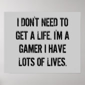 Gamer Poster (Vorne)