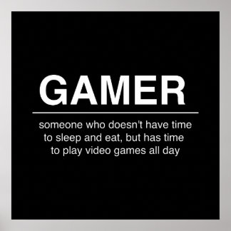 GAMER POSTER