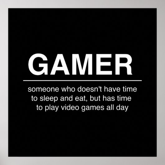 GAMER POSTER (Vorne)