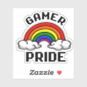 Gamer Pride Aufkleber (Blatt)