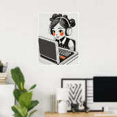 Gamer - Print Poster (Heimbüro)