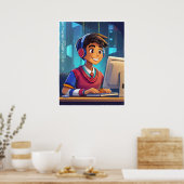 Gamer - Print Poster (Küche)