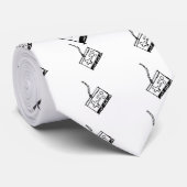 Gamer-Prüfer-Krawatte Krawatte (Gerollt)