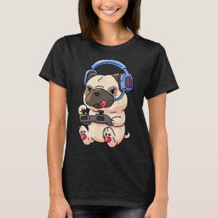 Gamer Pug Gaming Pugs Videospiel Geschenk T-Shirt