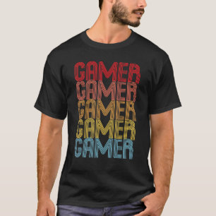 Gamer Retro 70er Jahre Spiel Lustig T-Shirt