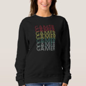 Gamer Retro 70sgame Sweatshirt (Vorderseite)