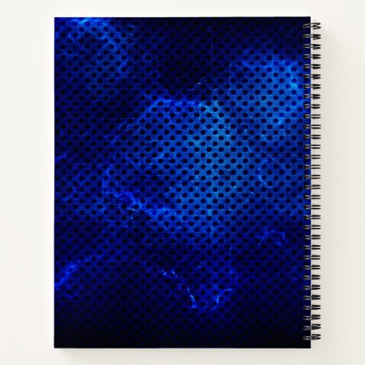 Gamer Retro Neon Mit Monogramm Notizblock (Rückseite)