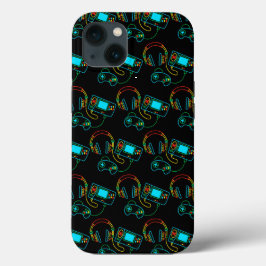 Gamer Retro Neon Pattern Case-Mate iPhone Hülle