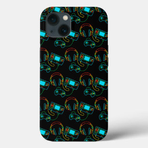Gamer Retro Neon Pattern Case-Mate iPhone Hülle