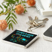 Gamer Retro Neon Schlüsselanhänger (Seite)