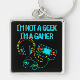 Gamer Retro Neon Schlüsselanhänger