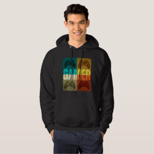 GAMER RETRO VIDEOSPIELCONTROLLER HOODIE