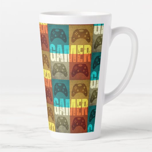 GAMER RETRO VIDEOSPIELCONTROLLER MILCHTASSE (Rechts)
