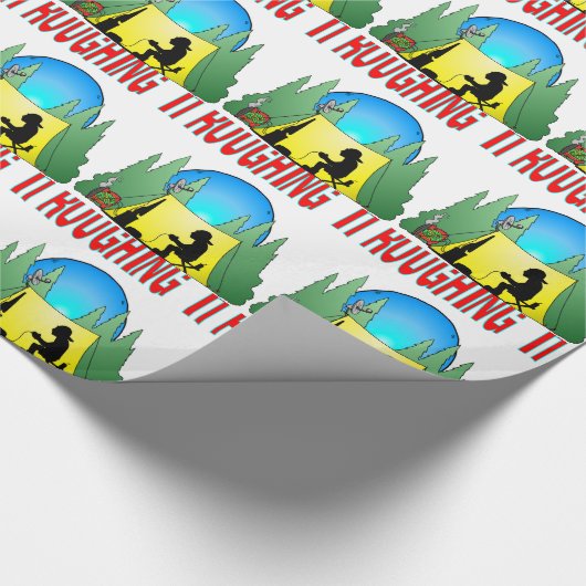 Gamer Roughing Geschenkpapier (Ecke)