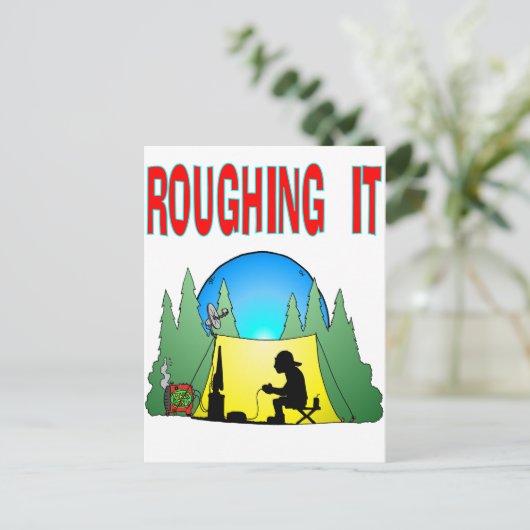 Gamer Roughing Postkarte (Stehend Vorderseite)