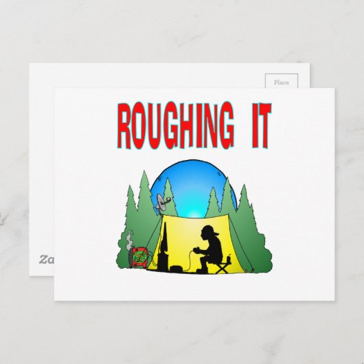 Gamer Roughing Postkarte (Vorne/Hinten)