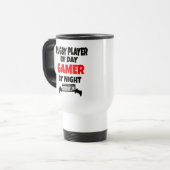 Gamer Rugby Player Reisebecher (Vorderseite Links)