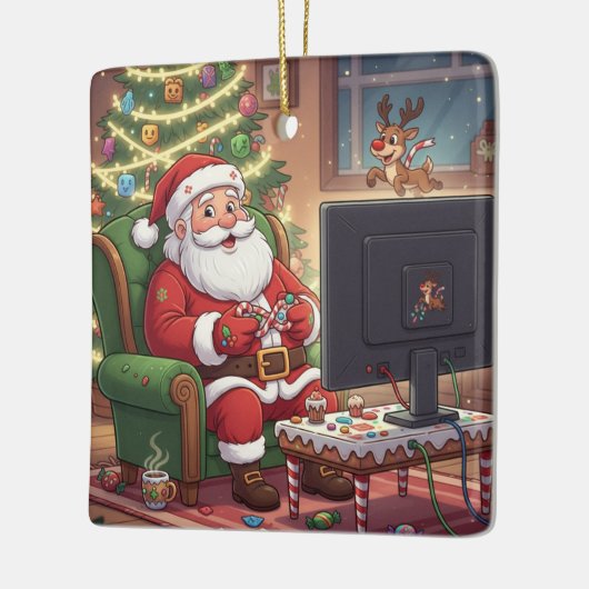 Gamer Santa Ornament (Links)