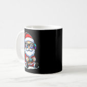 Gamer Santa Video Game Christmas Gaming  Kaffeetasse (Vorderseite Links)