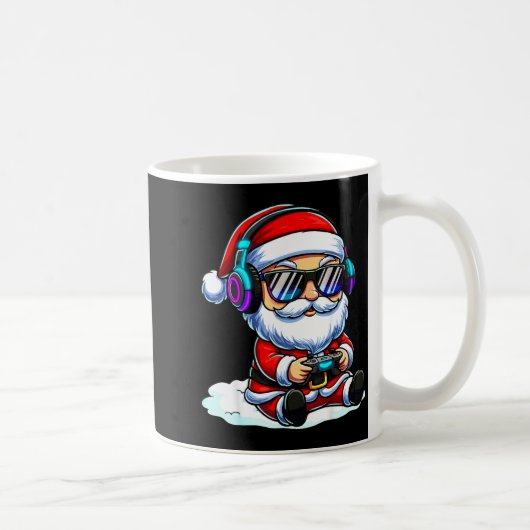 Gamer Santa Video Game Christmas Gaming  Kaffeetasse (Rechts)