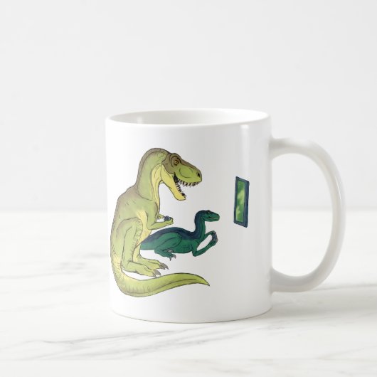 Gamer-Saurus Kaffeetasse (Rechts)