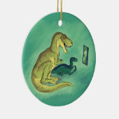 Gamer-Saurus Keramik Ornament (Rechts)