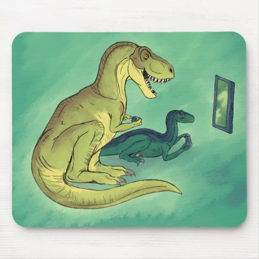 Gamer-Saurus Mousepad (Vorne)