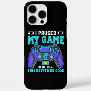 Gamer Shirt Boys Men Kids Teens hielt mein Spiel a iPhone 16 Pro Max Hülle