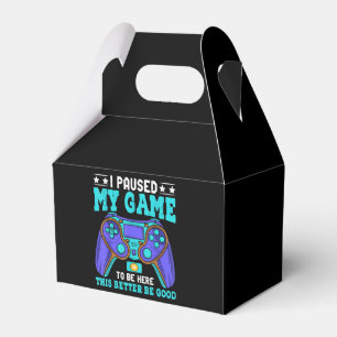 Gamer Shirt Boys Men Kids Teens hielt mein Spiel a Geschenkschachtel