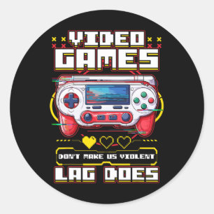 Gamer Shirt Gaming Shirts für Männer Jungen Kinder Runder Aufkleber