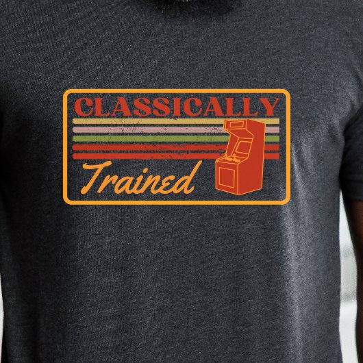 Gamer Shirt - Klassisch trainierter Arcade Gamer