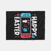 Gamer-Shirt-Videospielcontroller am Ostertag Fleecedecke (Vorderseite (Horizontal))