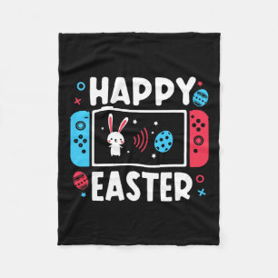 Gamer-Shirt-Videospielcontroller am Ostertag Fleecedecke