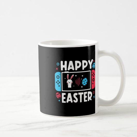 Gamer-Shirt-Videospielcontroller am Ostertag Kaffeetasse (Rechts)