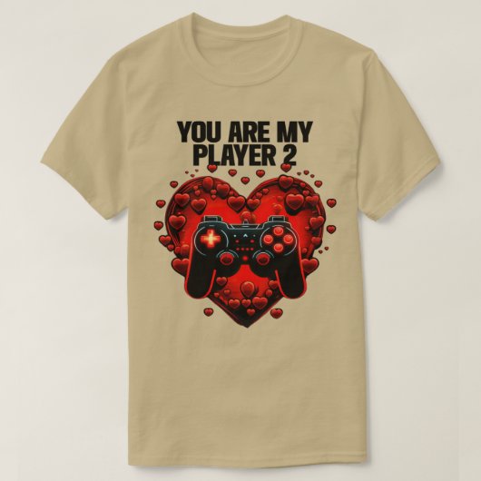 Gamer Sie sind mein Spieler 1 T-Shirt (Design vorne)