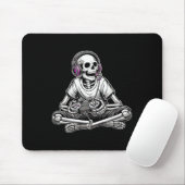 Gamer Skeleton Halloween Mousepad (Mit Mouse)