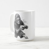 Gamer Skeleton Kaffeetasse (Vorderseite Links)
