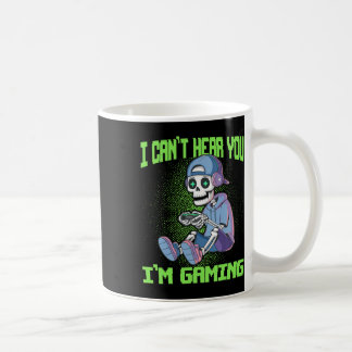 Gamer Skelett Gaming Videospiele 2 Kaffeetasse
