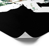 Gamer Skull Funny Video Gaming Men Boys Kids Teens Poster (Ecke)