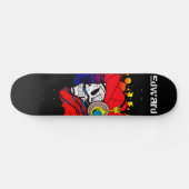 Gamer Skull mit Kopfhörern Skateboard (Horizontal)