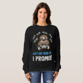 Gamer Sloth Gaming Sweatshirt (Vorne ganz)