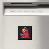 Gamer Sloth Magnet (In Situ (Geschirrspüler))