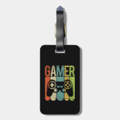 Gamer-Spiel-Prüfer Gepäckanhänger (Rückseite vertikal)