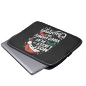 Gamer spielen höchstwahrscheinlich zu Weihnachten  Laptopschutzhülle (Vorne Knopf)