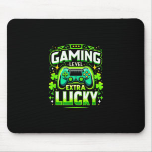 Gamer St. Patrick's Day Jungen Videospiele St. Pat Mousepad